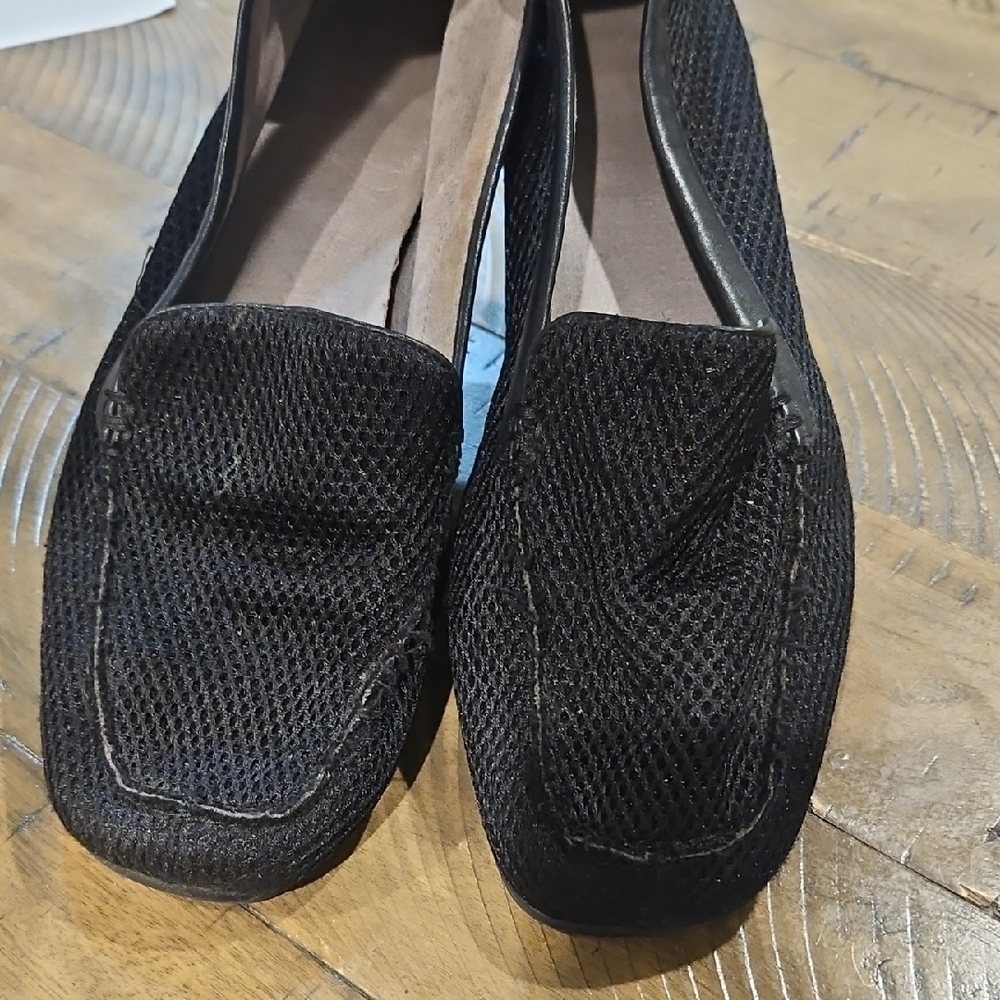 AEROSOLES Black Mesh Flats